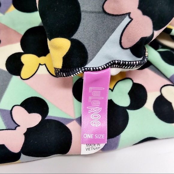 LuLaRoe Disney Minnie Mouse OS Leggings One Size - Picture 3 of 7